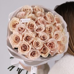 Нежный букет романтических роз